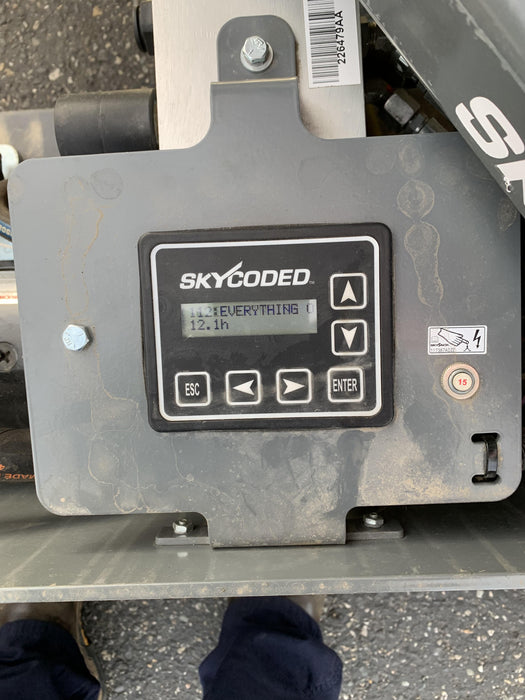 2020 Skyjack SJIII-3219 Solid NM Tires, Half height spring hinged entry gate, Dual Beacons, 800W Inverter