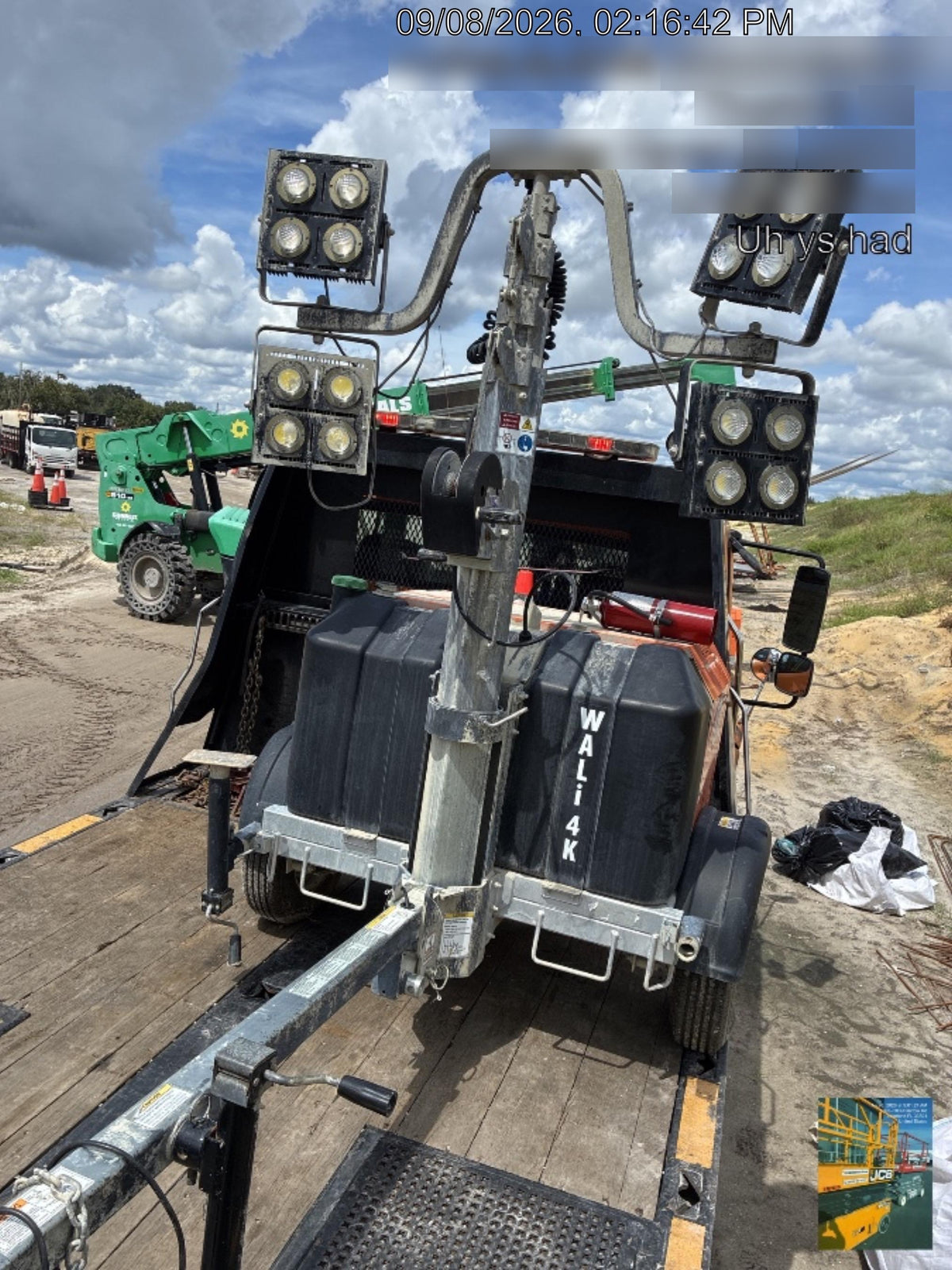 2024 Wanco WLTT-4MM4K Diesel, Mitsubishi L2E, 9.0HP @1800 rpm, Deep Sea Controller, Shore Power Plug, Auto Start, (4) 350W LED Floodlights, 4kW Generator, 60 Gal Fuel Tank, 2" Ball, T3