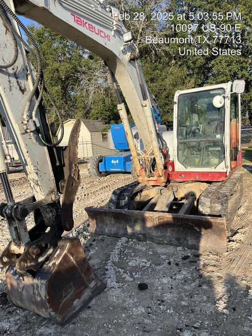 2019 Takeuchi TB290 Takeuchi TB290 Cab/Heat/AC w/Rubber Tracks, Auxiliary Hydraulics, Dozer Blade, Manual QC, 18/24/36" Buckets, Hydraulic Thumb Installed