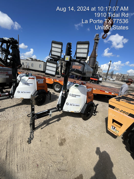 2023 Generac MLT2 Diesel, Flex Switch 120V Input, Powerzone Controller, 
(4) 320W LED Lights, 4kW Generator, 39.9 Gal Fuel Tank, 2" Ball, T3