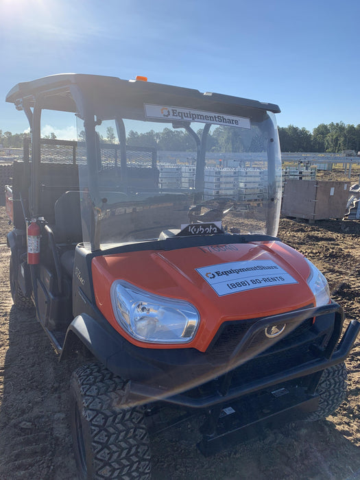 2021 Kubota RTV-X1140W-H Plastic Canopy, Windshield Acrylic Clear, LED Strobe Light, Wire Harness Kit, Back up Alarm