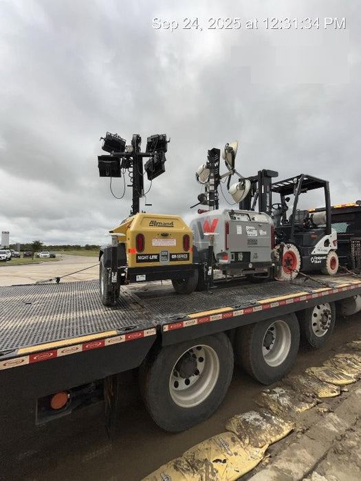 2019 Wacker Neuson LTV6L-MH Mobile Light Tower w/Fuel Level Sensor Installed