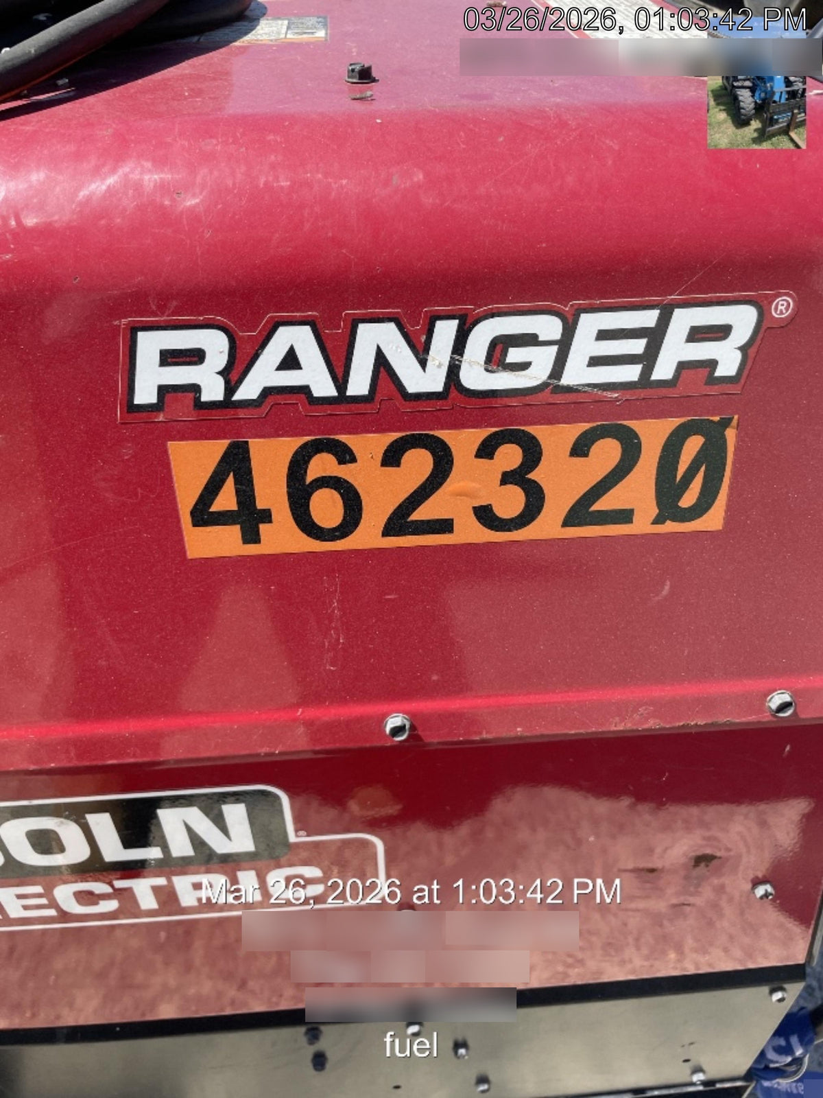 2024 LINCOLN ELECTRIC Ranger 305 LPG