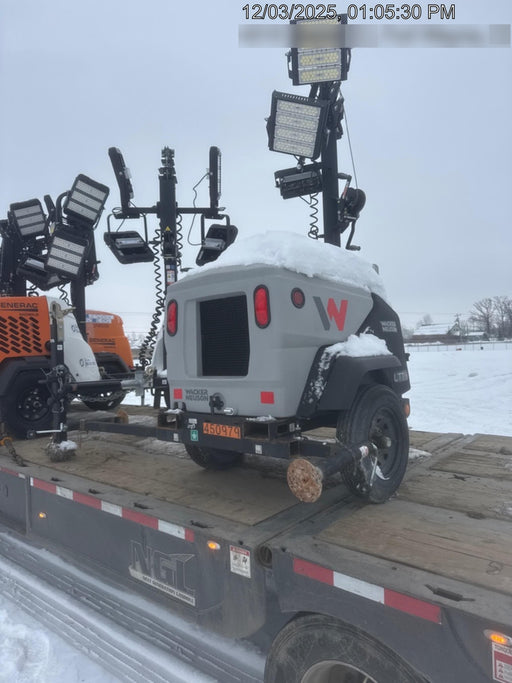 2024 Wacker Neuson LTT4 Diesel, Kohler KDW702, Deep Sea Controller, Auto Start, LED 320W, Bypass Outlet, T3