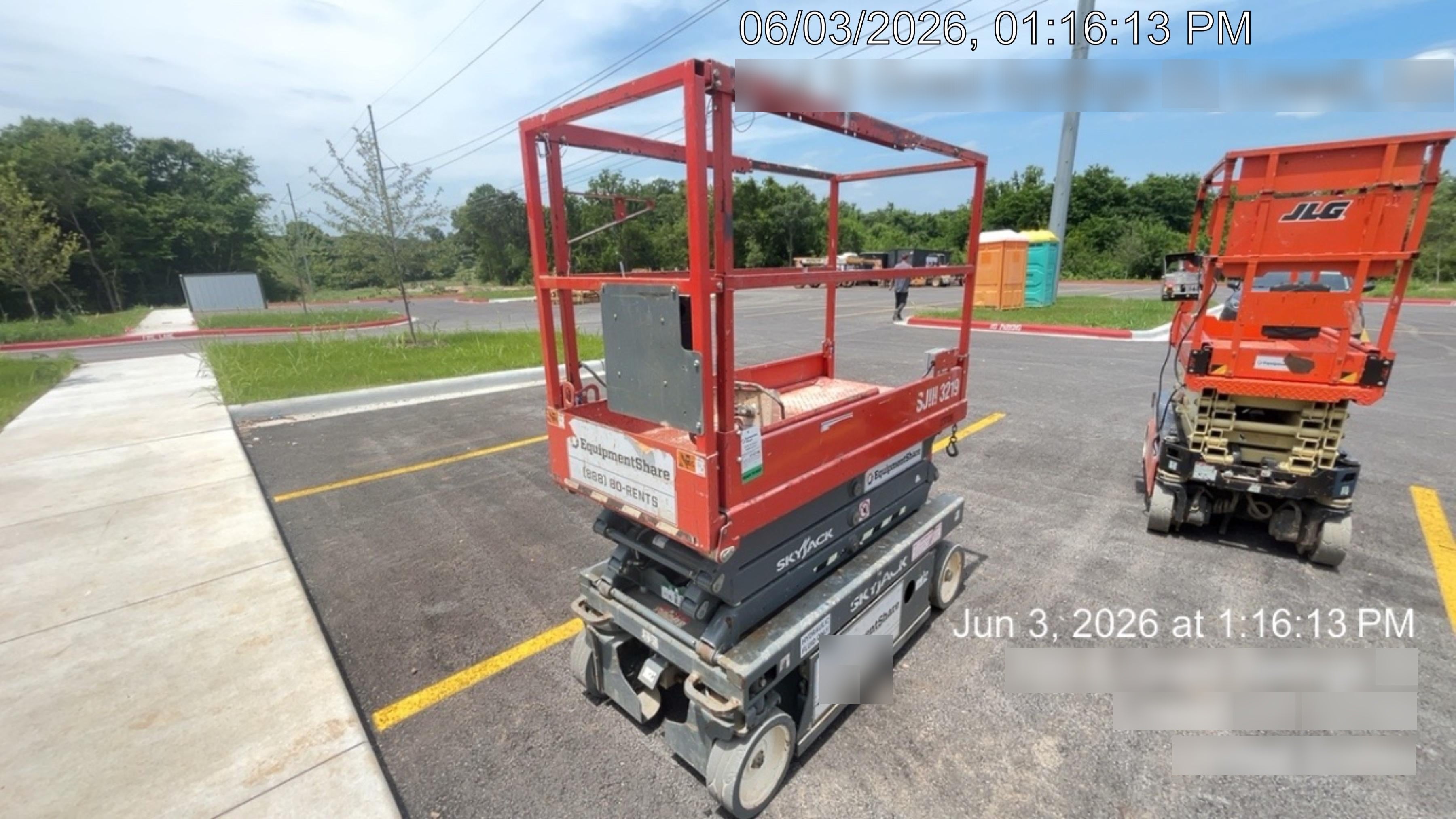 2019 Skyjack SJIII-3219 Standard Options, Trojan Batteries