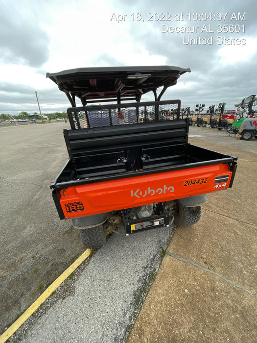2022 Kubota RTV-X1140W-H Plastic Canopy, Windshield Acrylic Clear, LED Strobe Light, Wire Harness Kit, Back up Alarm