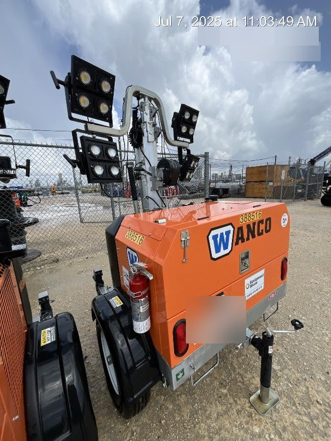 2024 Wanco WLTT-4MM4K Diesel, Deep Sea Controller, Shore Power Plug, Auto Start, (4) 350W LED Floodlights, 4kW Generator, 60 Gal Fuel Tank, 2" Ball, T3