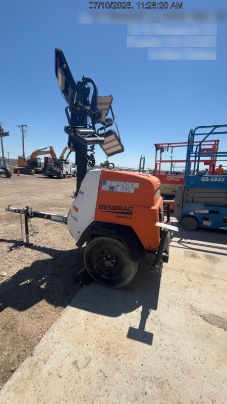 2023 Generac MLT2 Diesel, Flex Switch 120V Input, Powerzone Controller, 
(4) 320W LED Lights, 4kW Generator, 39.9 Gal Fuel Tank, 2" Ball, T3