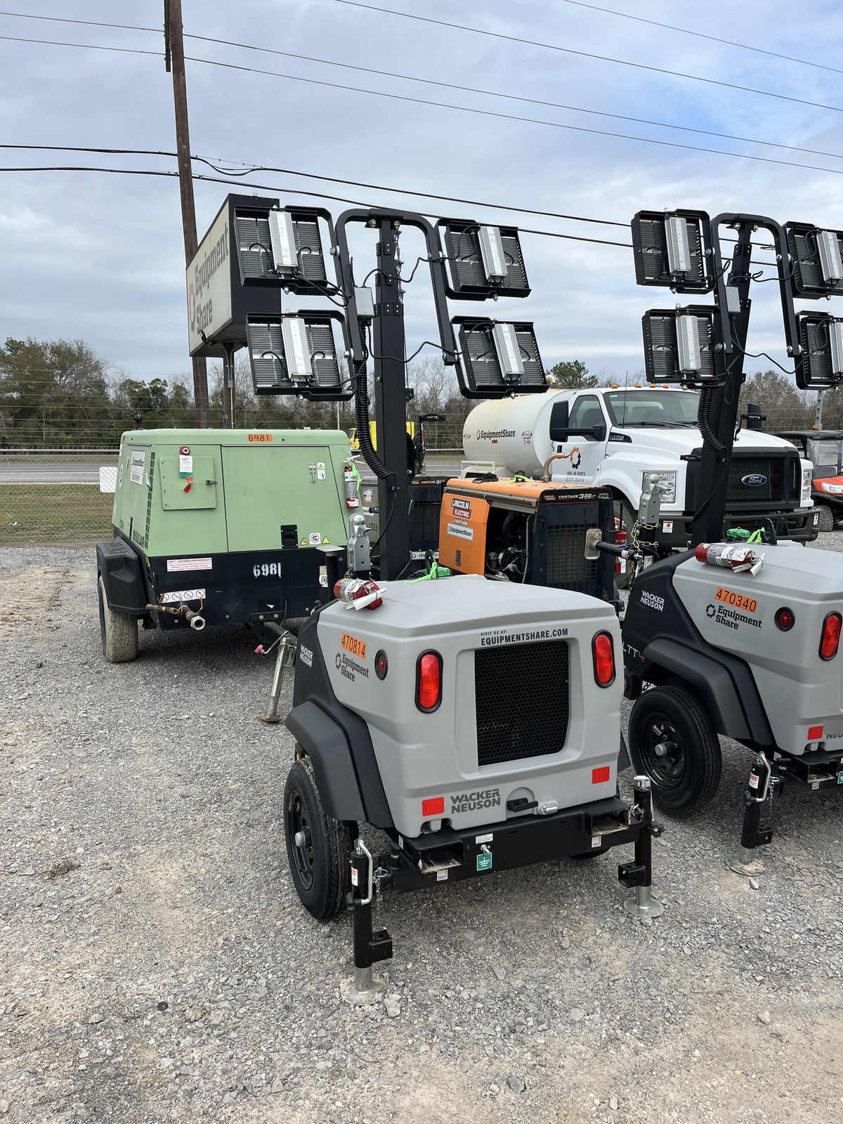 2024 Wacker Neuson LTT4 Diesel, Kohler KDW702, Deep Sea Controller, Auto Start, LED 320W, Bypass Outlet, T3