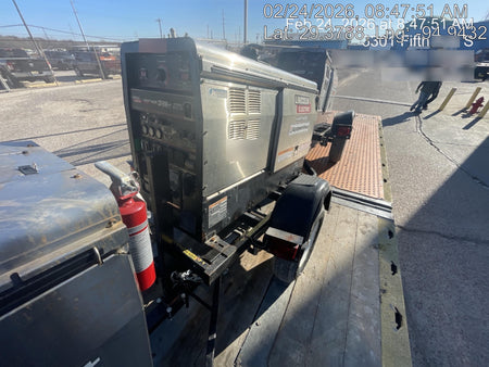 2019 Lincoln Electric Vantage 322 Ready-Pak 3, Two Wheel Trailer, Fender and Light Kit, Cable Rack