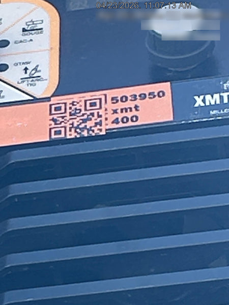 2025 MILLER ELECTRIC XMT 400