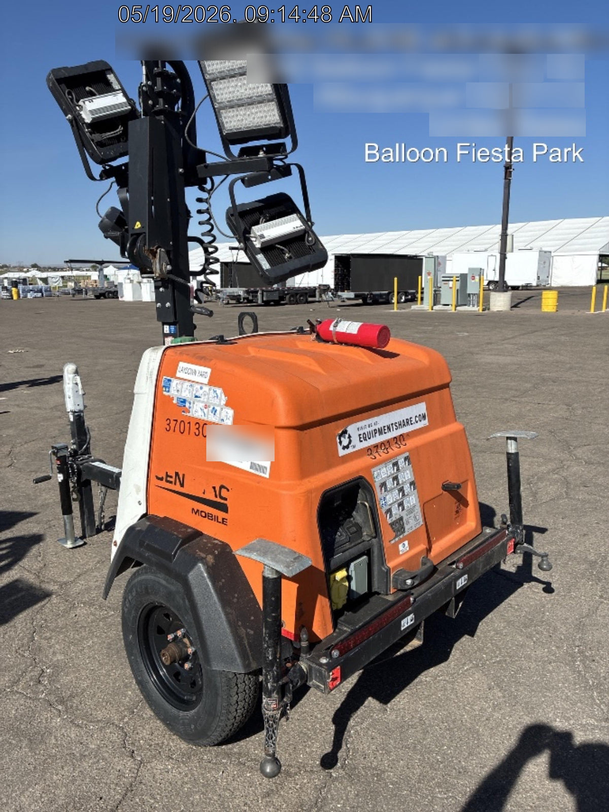 2023 Generac MLT2 Diesel, Flex Switch 120V Input, Powerzone Controller, 
(4) 320W LED Lights, 4kW Generator, 39.9 Gal Fuel Tank, 2" Ball, T3