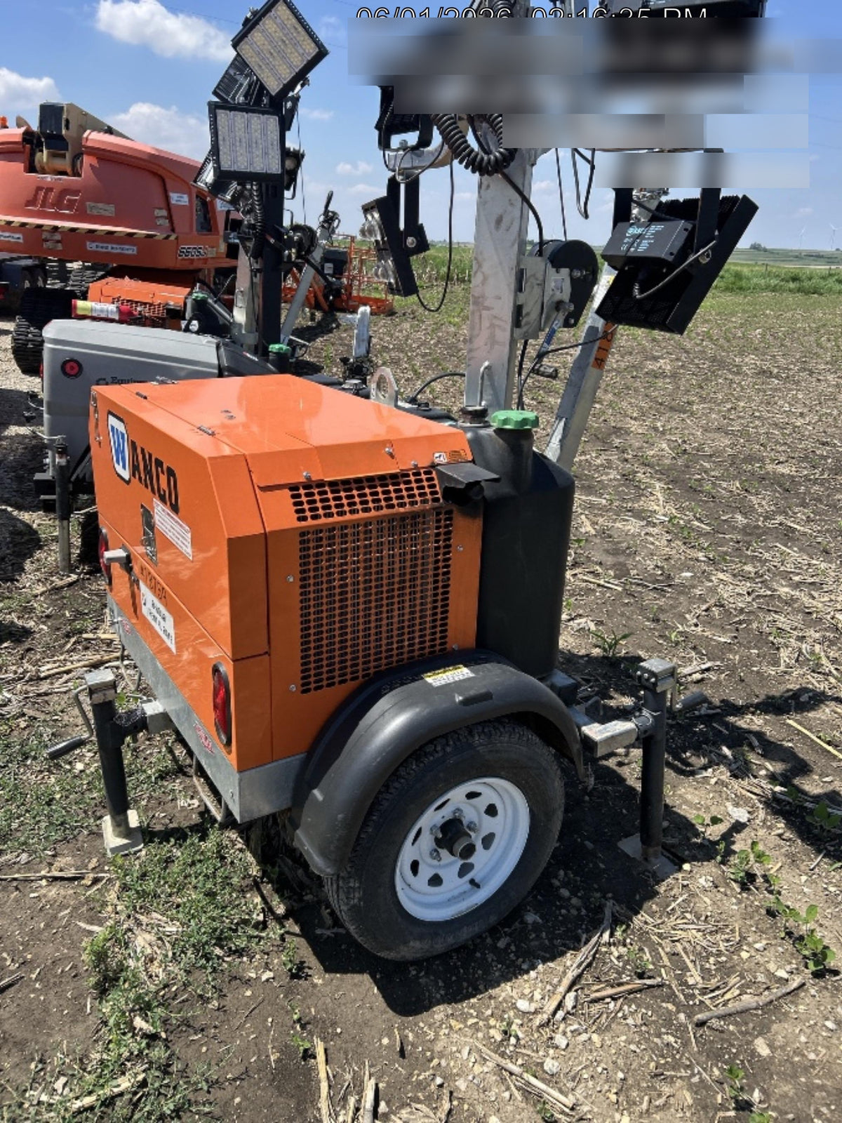 2024 Wanco WLTT-4MM4K Diesel, Deep Sea Controller, Shore Power Plug, Auto Start, (4) 350W LED Floodlights, 4kW Generator, 60 Gal Fuel Tank, 2" Ball, T3