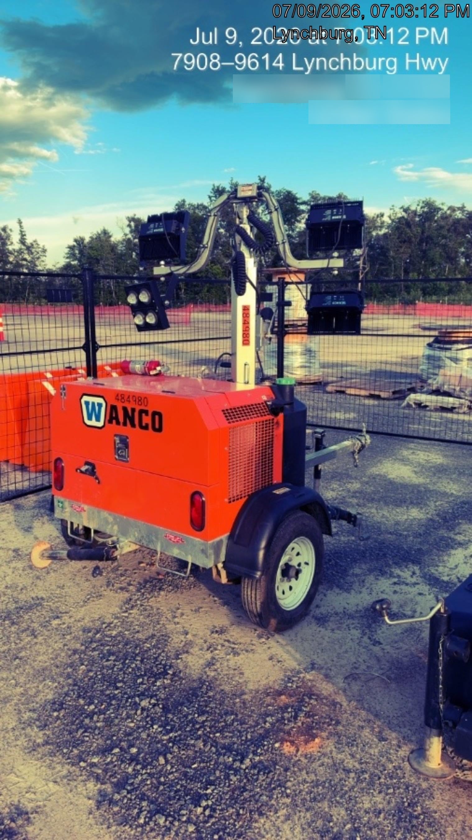 2025 Wanco WLTT-4MM4K Diesel, Mitsubishi L2E, 9.0HP @1800 rpm, Deep Sea Controller, Shore Power Plug, Auto Start, (4) 350W LED Floodlights, 4kW Generator, 60 Gal Fuel Tank, 2" Ball, T3
