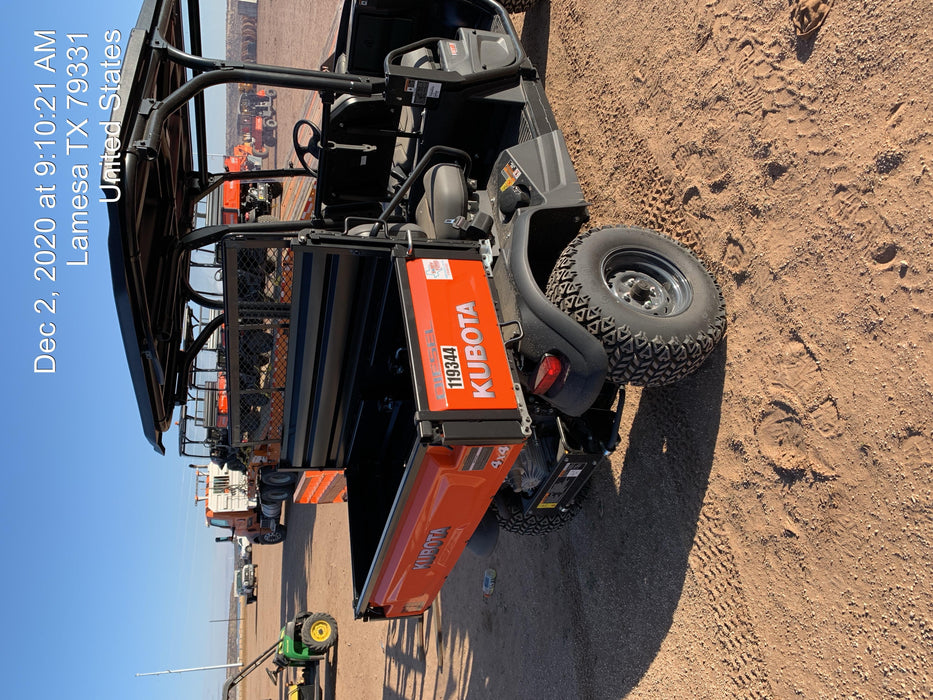 2020 Kubota RTV-X1140W-H Canopy, 4-Seater, Diesel, Windshield Acrylic Clear, LED Strobe, Backup Alarm