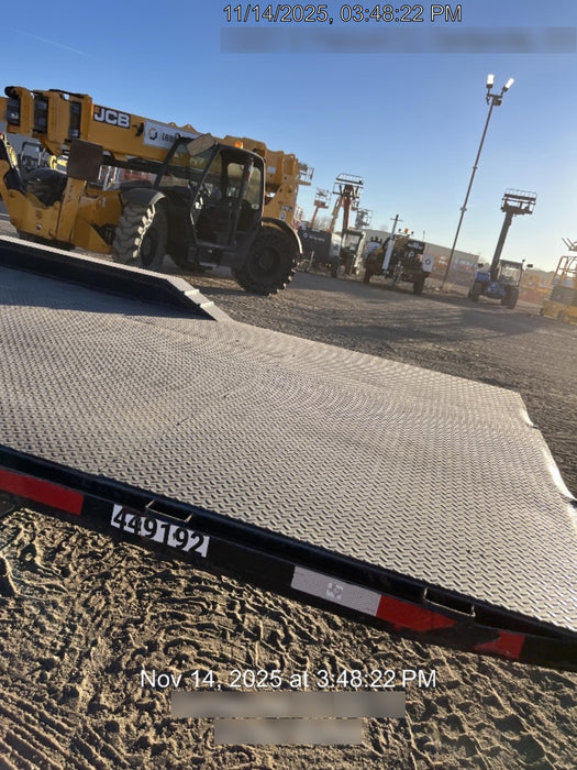 2025 TEXAS PRIDE TRAILERS 21' Lowboy Gravity Tilt Bed 14K Bumper Pull Trailer