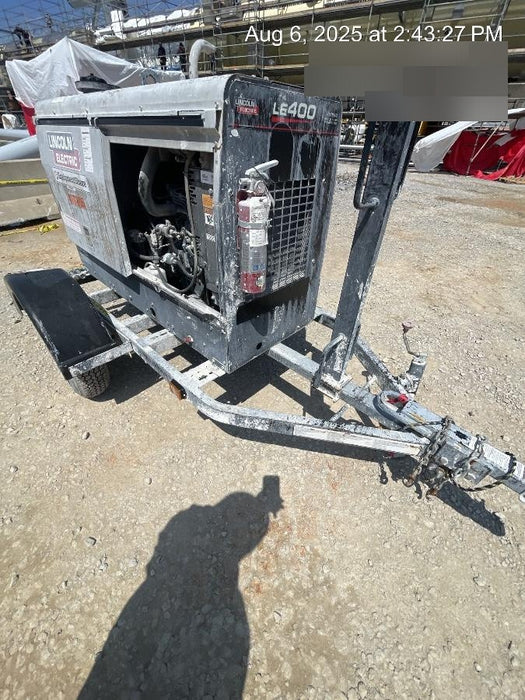 2024 Lincoln Electric LE400 Kubota V1505, Trlr, Cable Rack, Light Kit, ES Decals, T3