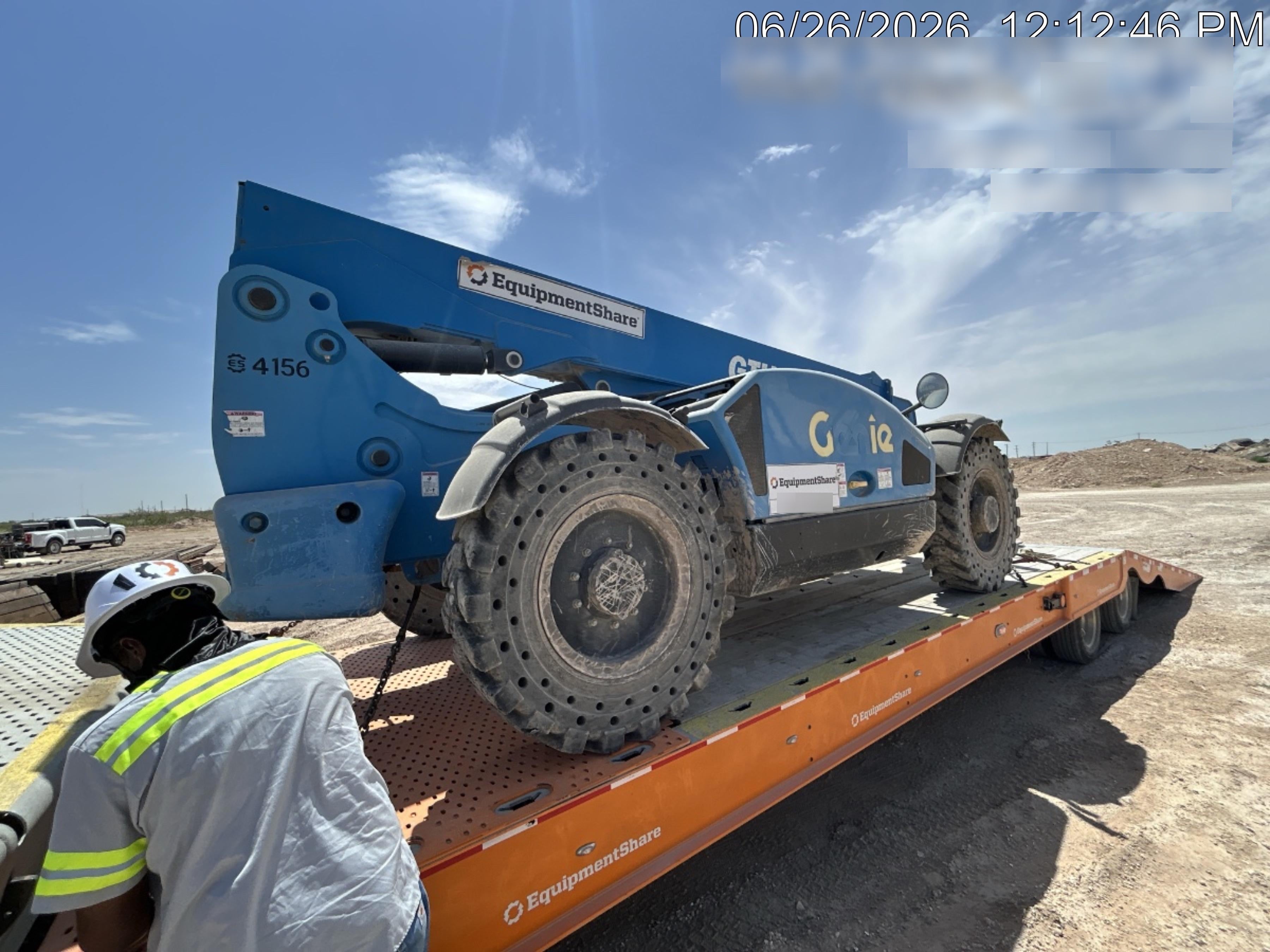 2017 Genie GTH-844 Genie GTH844, 60" Carriage, Solid Tires