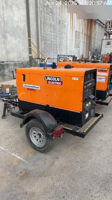 2022 Lincoln Electric LE400 Kubota V1505, Trlr, Cable Rack, Light Kit, ES Decals, T3