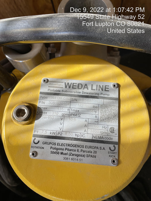 2022 ATLAS COPCO D50H