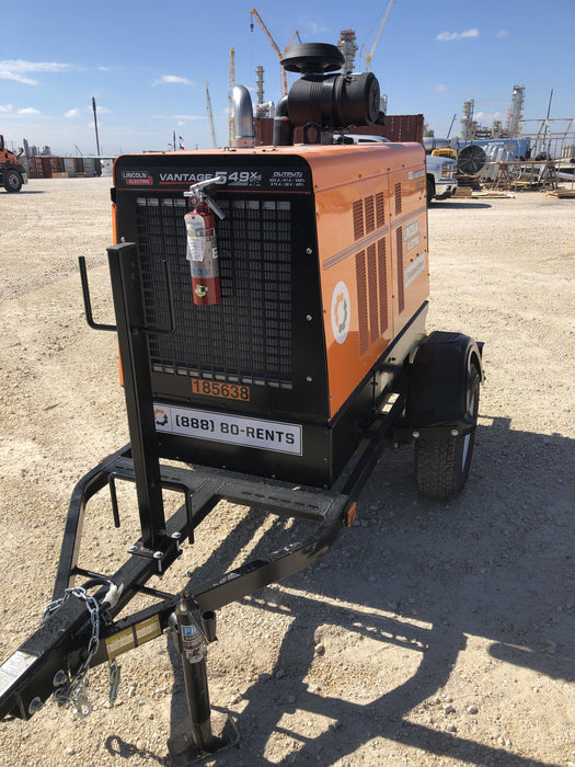 2021 Lincoln Electric Vantage 549X Ready Pak 3, ORANGE (includes trailer, cable rack, fender light kit)