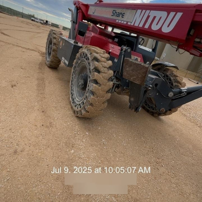 2018 Manitou MTA10055 Manitou MTA10055 - Canopy, Worklights, Beacon, 66" Carriage, 60" Forks, Solid Tires, Aux Hydraulics