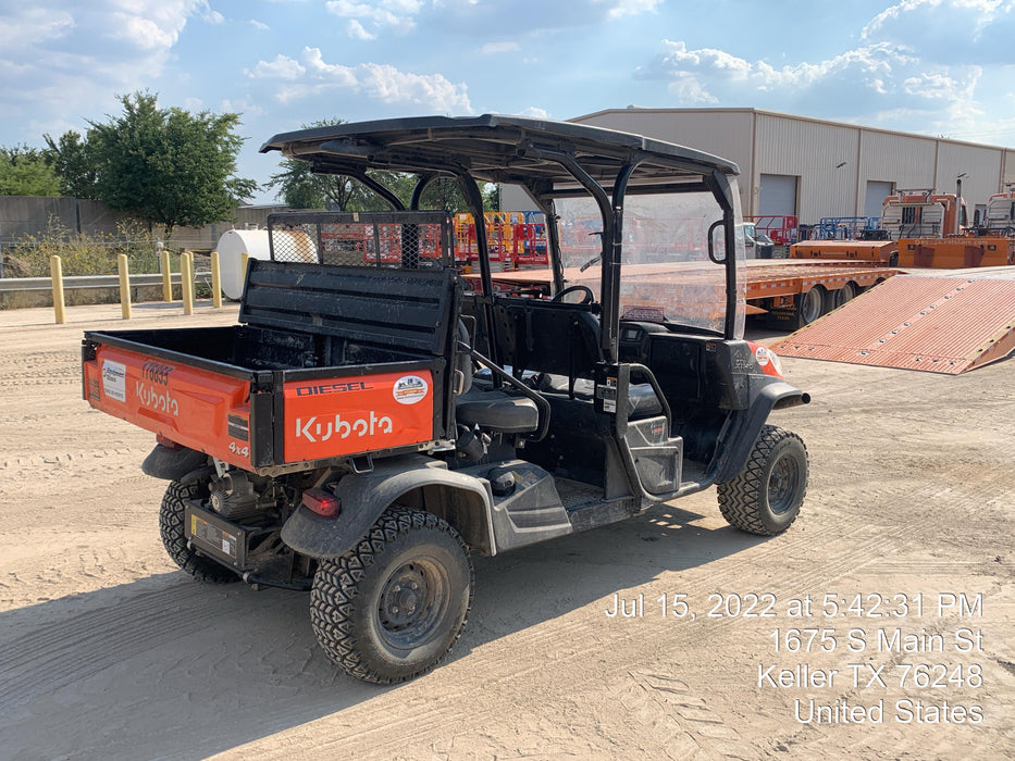 2021 Kubota RTV-X1140W-H Plastic Canopy, Windshield Acrylic Clear, LED Strobe Light, Wire Harness Kit, Back up Alarm