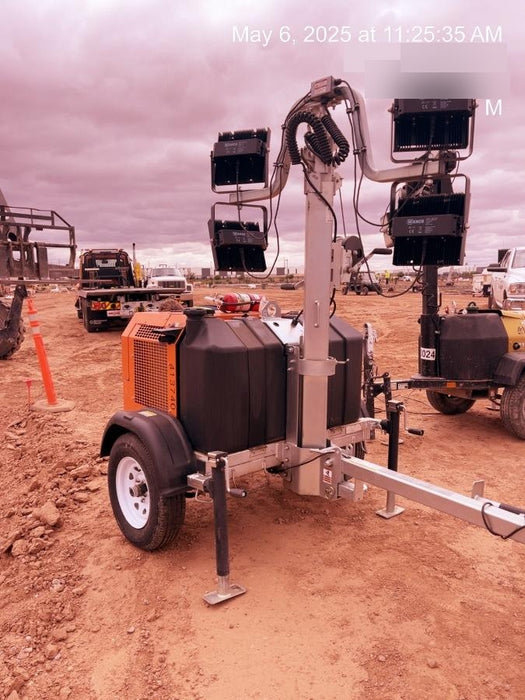 2024 Wanco WLTT-4MM4K Diesel, Deep Sea Controller, Shore Power Plug, Auto Start, (4) 350W LED Floodlights, 4kW Generator, 60 Gal Fuel Tank, 2" Ball, T3