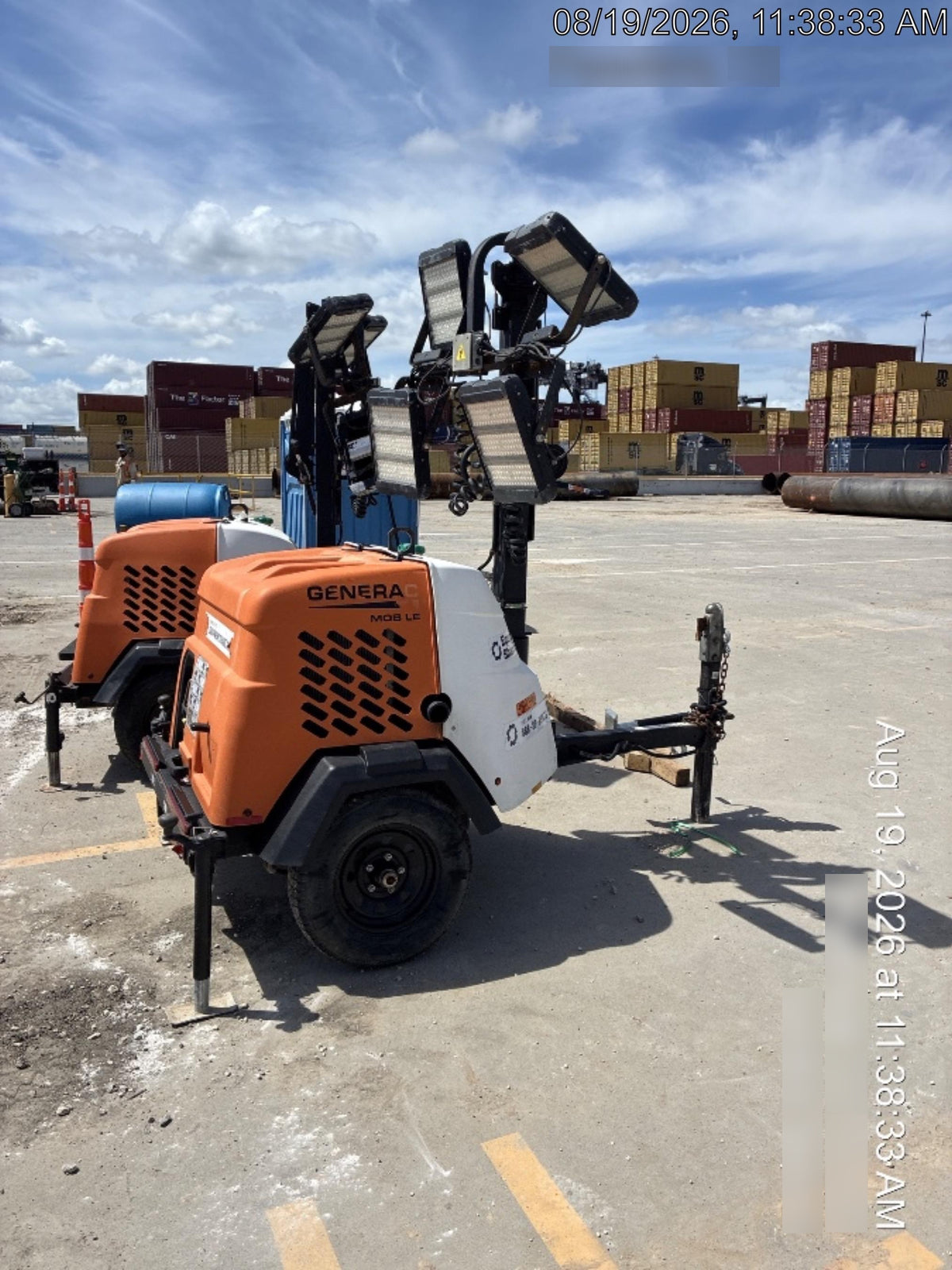 2023 Generac MLT2 Diesel, Flex Switch 120V Input, Powerzone Controller, 
(4) 320W LED Lights, 4kW Generator, 39.9 Gal Fuel Tank, 2" Ball, T3