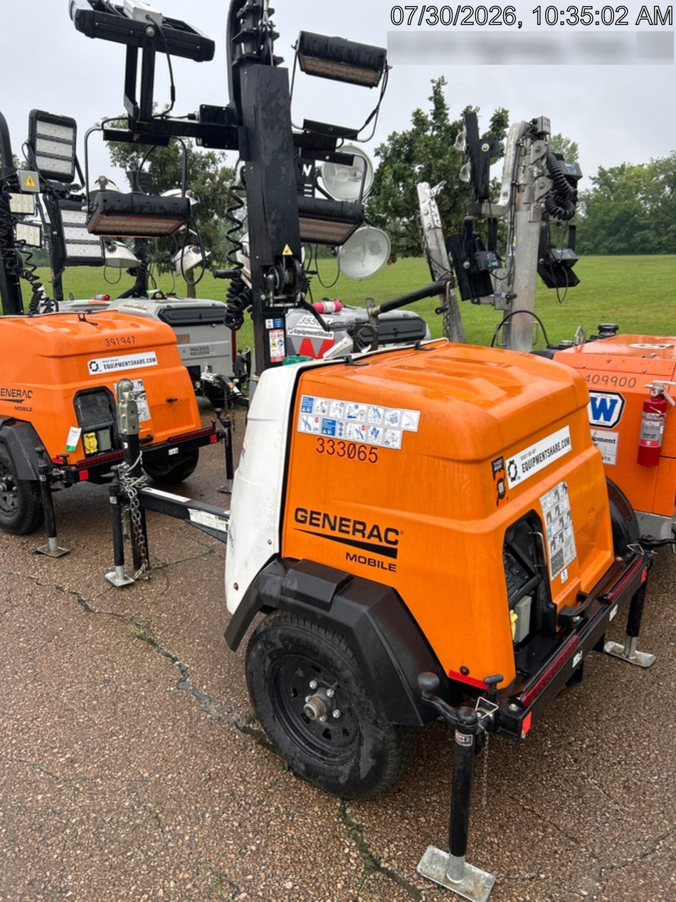 2023 Generac MLT2 Diesel, Flex Switch 120V Input, Powerzone Controller, (4) 320W LED Lights, 4kW Generator, 39.9 Gal Fuel Tank, 2" Ball, T3