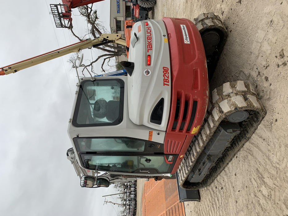 2020 Takeuchi TB290C Cab/Heat/Air, Rubber Tracks, Manual TAG QC