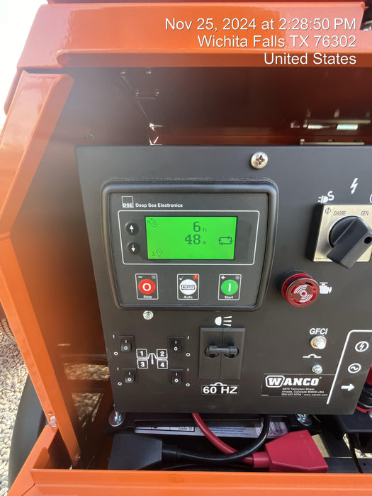 2024 Wanco WLTT-4MM4K Diesel, Deep Sea Controller, Shore Power Plug, Auto Start, (4) 350W LED Floodlights, 4kW Generator, 60 Gal Fuel Tank, 2" Ball, T3
