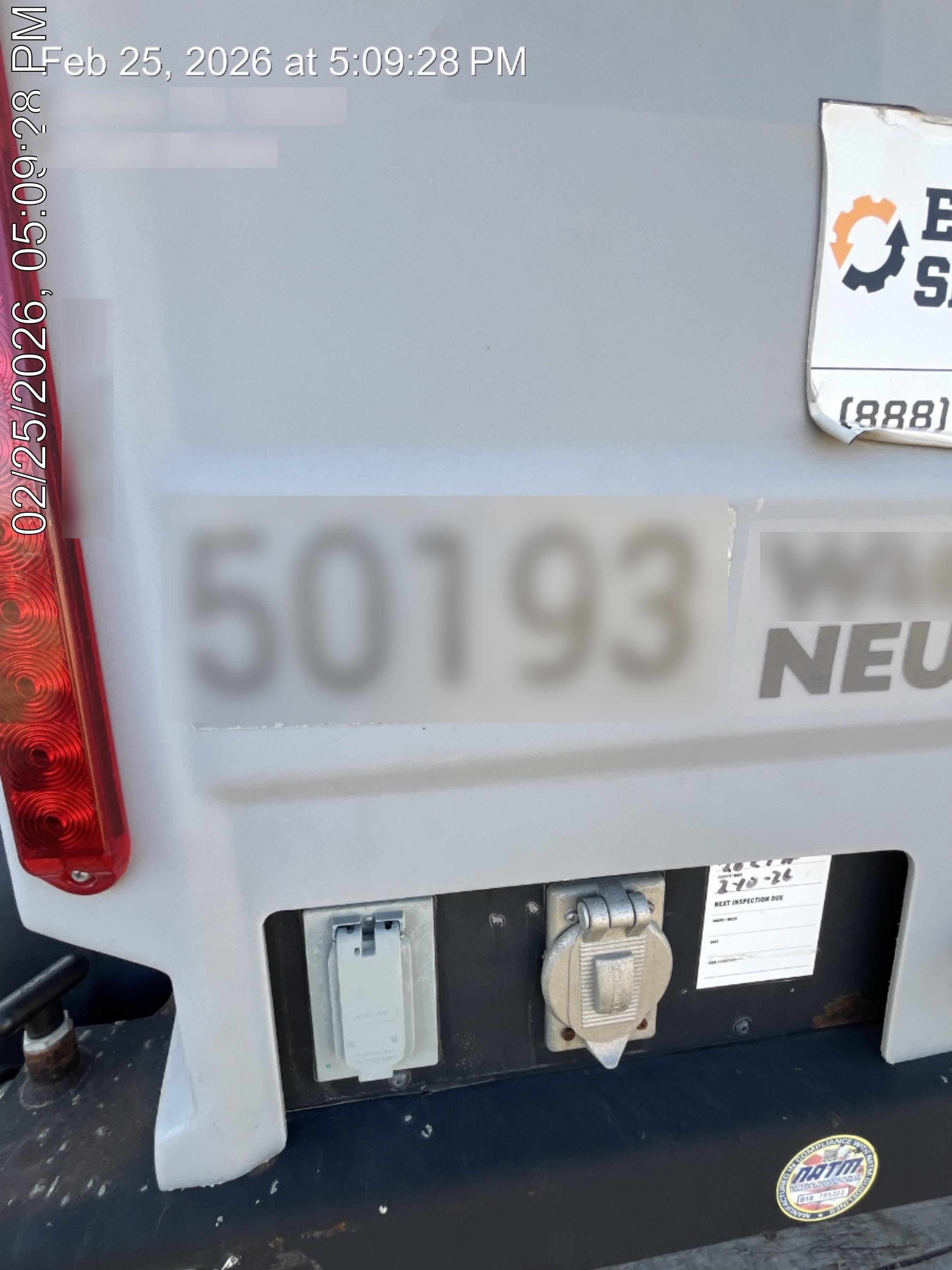 2019 Wacker Neuson LTV6L-MH Mobile Light Tower w/Fuel Level Sensor Installed