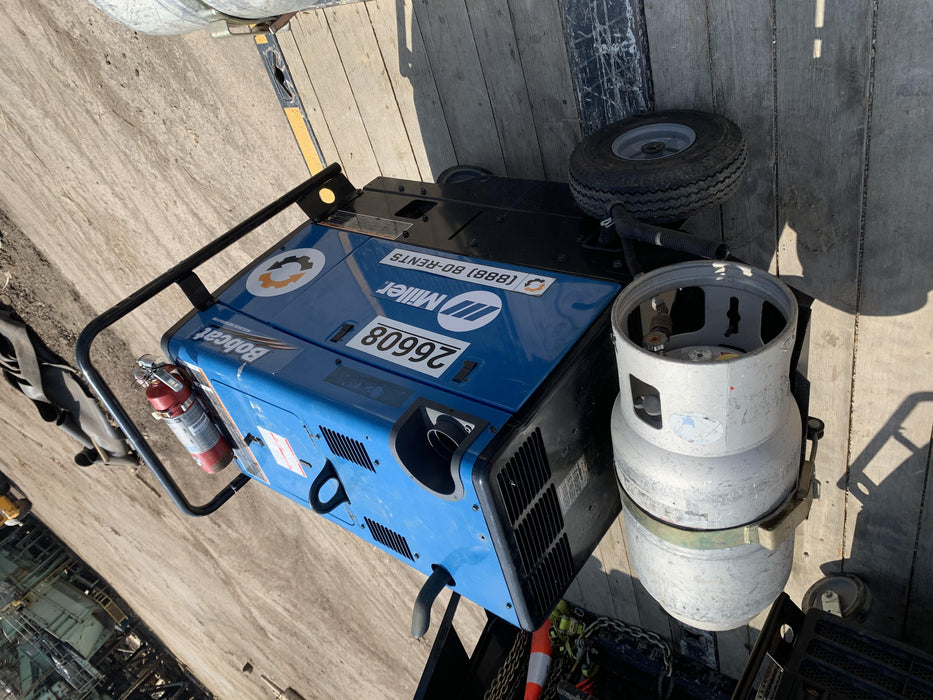 2019 Miller Electric BOBCAT 250 LP/Propane, Running Gear, Tank Bracket, Hose