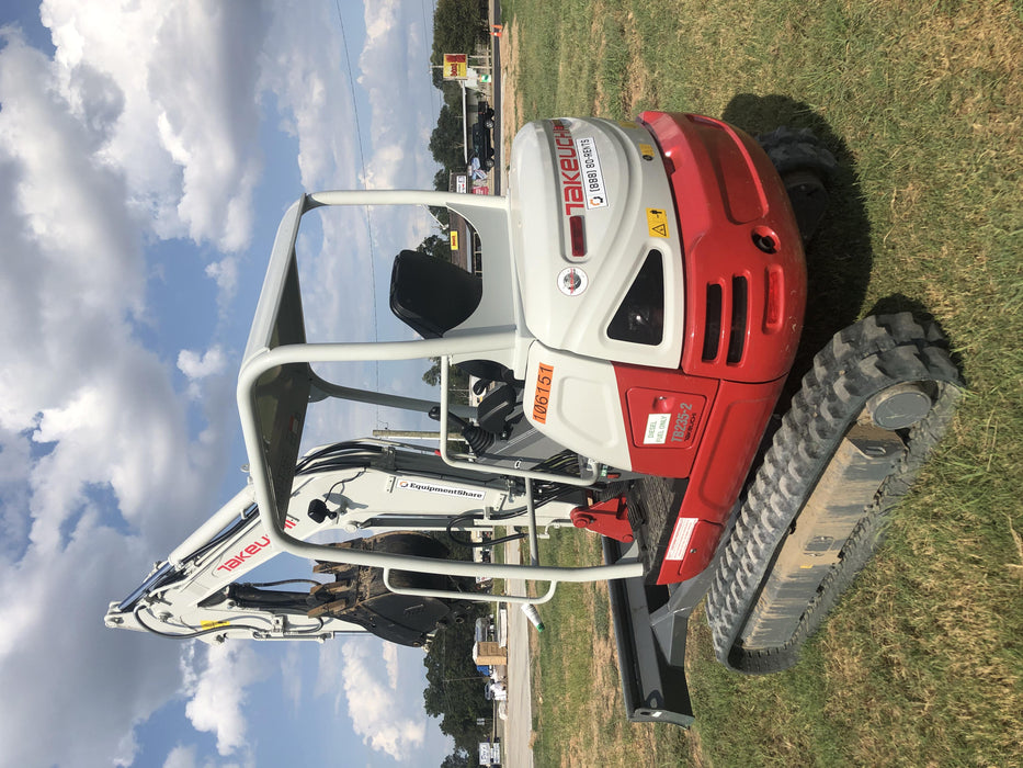 2020 Takeuchi TB235-2R Canopy, Rubber Tracks, Manual TAG QC