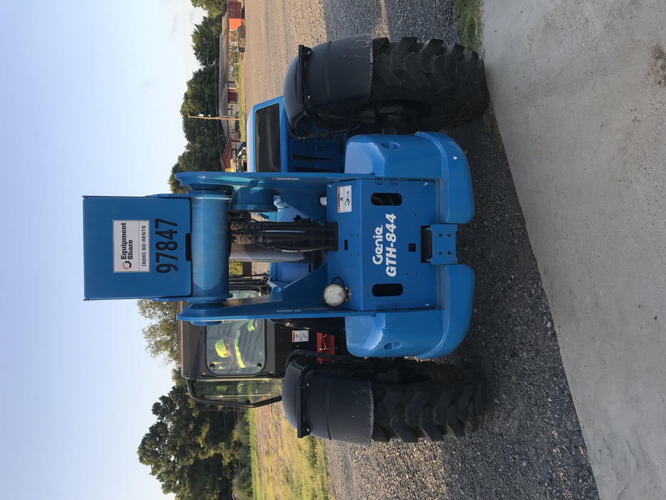 2020 Genie GTH-844 Cab/Heat/Air, Solid Tires, Work Lights, Beacon, Aux Hydraulics, Back up Alarm, Lifting Eye