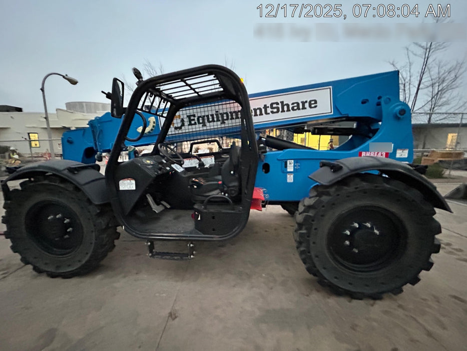 2019 Genie GTH-636 Canopy, Solid RT Tires, LED Work Lights, Beacon 60" QA Carriage, 48" Forks