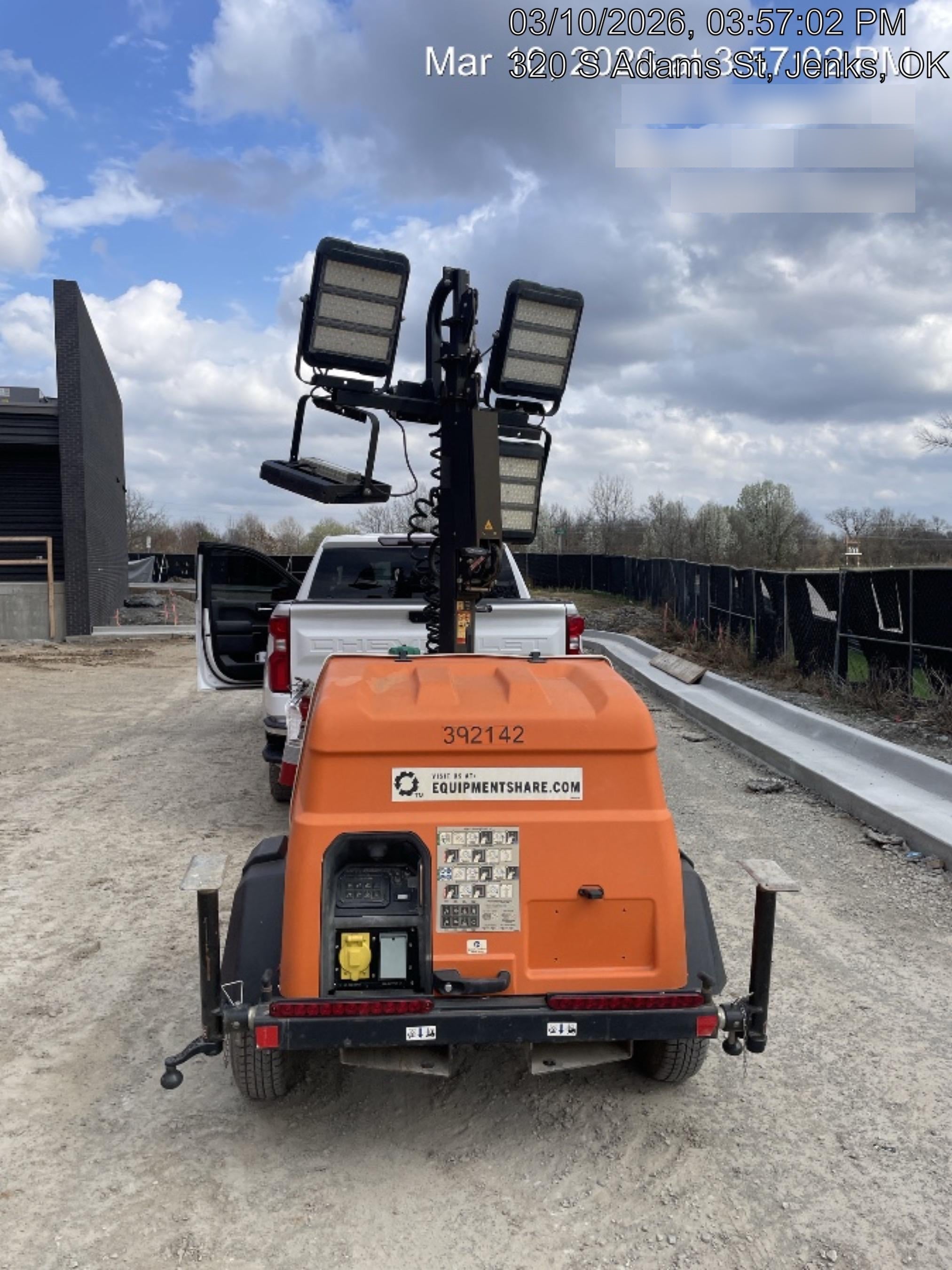 2024 Generac MLT2 Diesel, Flex Switch 120V Input, Powerzone Controller, 
(4) 320W LED Lights, 4kW Generator, 39.9 Gal Fuel Tank, 2" Ball, T3