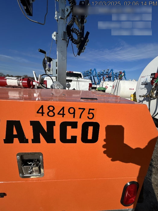 2025 Wanco WLTT-4MM4K Diesel, Mitsubishi L2E, 9.0HP @1800 rpm, Deep Sea Controller, Shore Power Plug, Auto Start, (4) 350W LED Floodlights, 4kW Generator, 60 Gal Fuel Tank, 2" Ball, T3