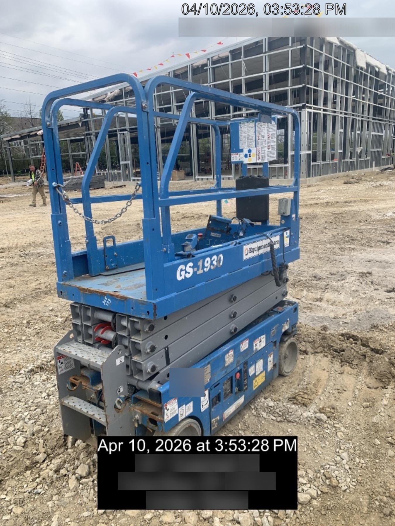 2019 Genie GS-1930 Fixed Rails with Chain Entry