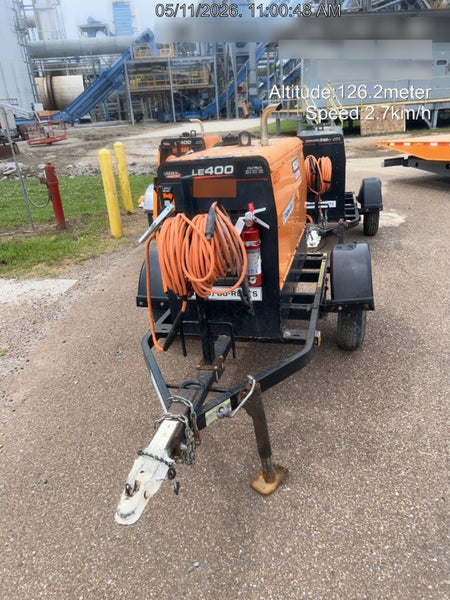 2022 Lincoln Electric LE400 Kubota V1505, Trlr, Cable Rack, Light Kit, ES Decals, T3