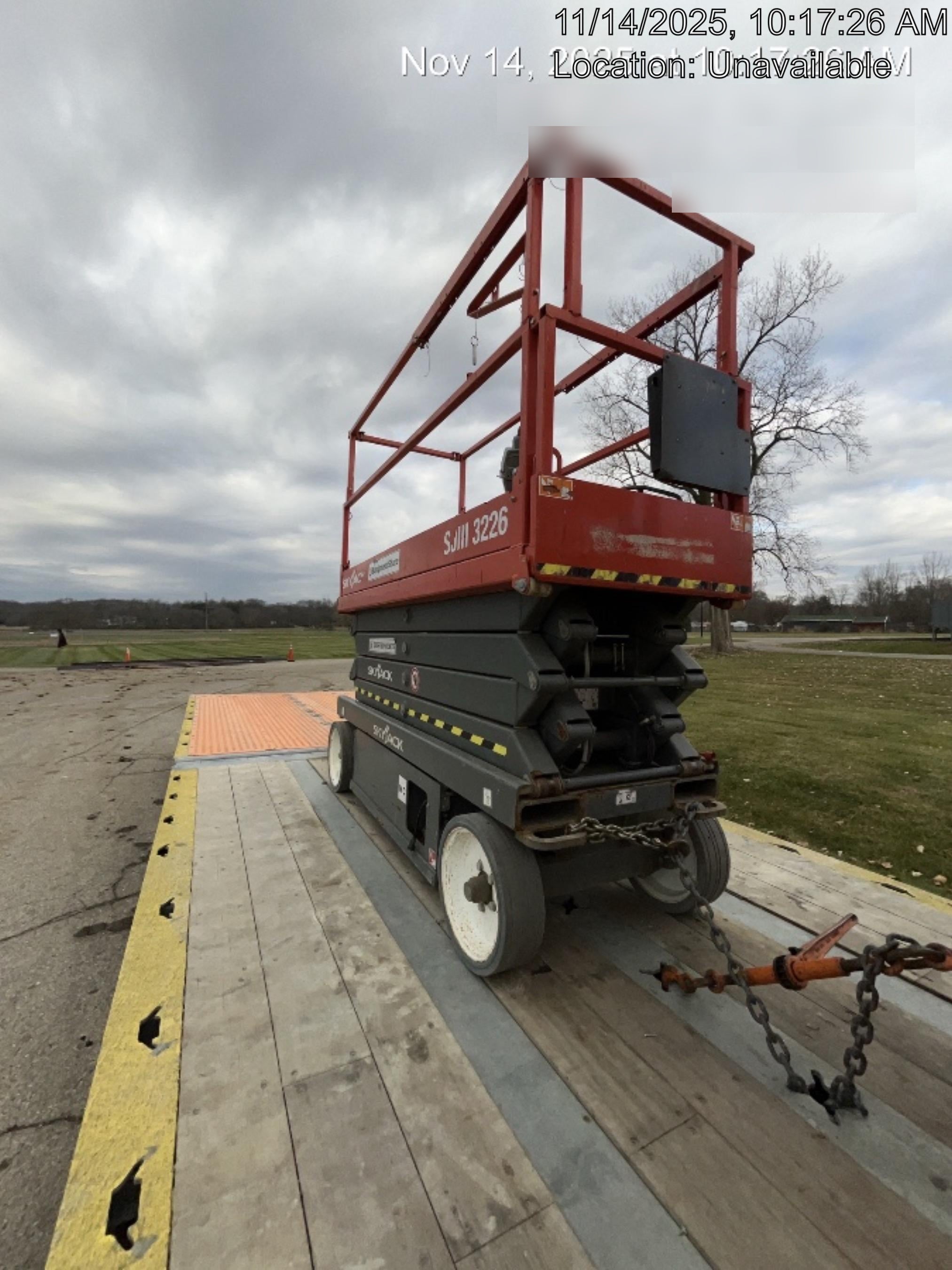 2017 Skyjack SJIII-3226 Standard Rental Specs