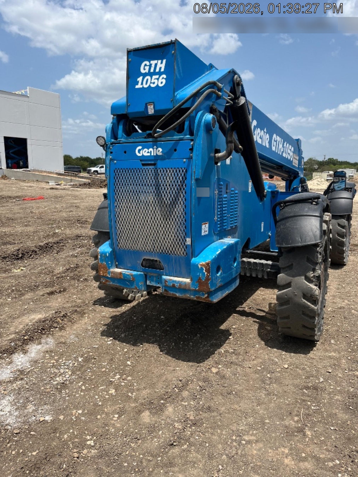 2018 Genie GTH-1056 Genie GTH-1056 w/ROPS, Work Lights, Solid Tires, RH Cab Mesh, Beacon, 60" Carriage and Forks