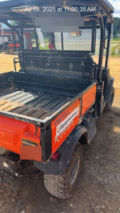 2021 Kubota RTV-X1140W-H Plastic Canopy, Windshield Acrylic Clear, LED Strobe Light, Wire Harness Kit, Back up Alarm