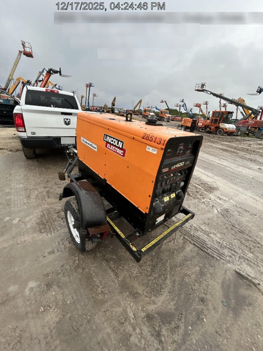 2022 Lincoln Electric LE400 Kubota V1505, Trlr, Cable Rack, Light Kit, ES Decals, T3