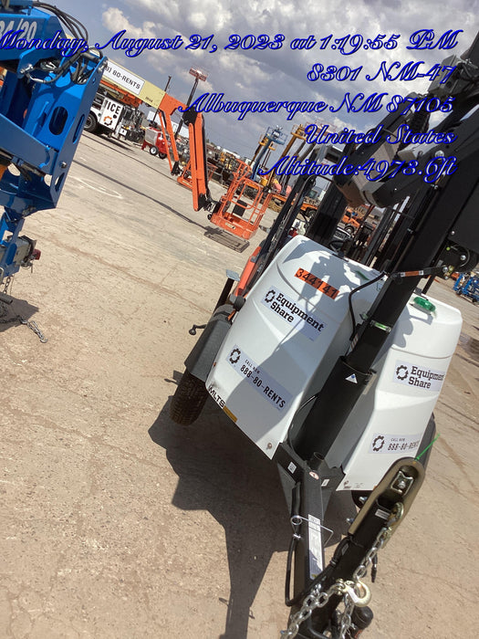 2023 Generac MLT2 Diesel, Flex Switch 120V Input, Powerzone Controller, (4) 320W LED Lights, 4kW Generator, 39.9 Gal Fuel Tank, 2" Ball, T3