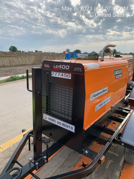 2022 Lincoln Electric LE400 Kubota V1505, Trlr, Cable Rack, Light Kit, ES Decals, T3