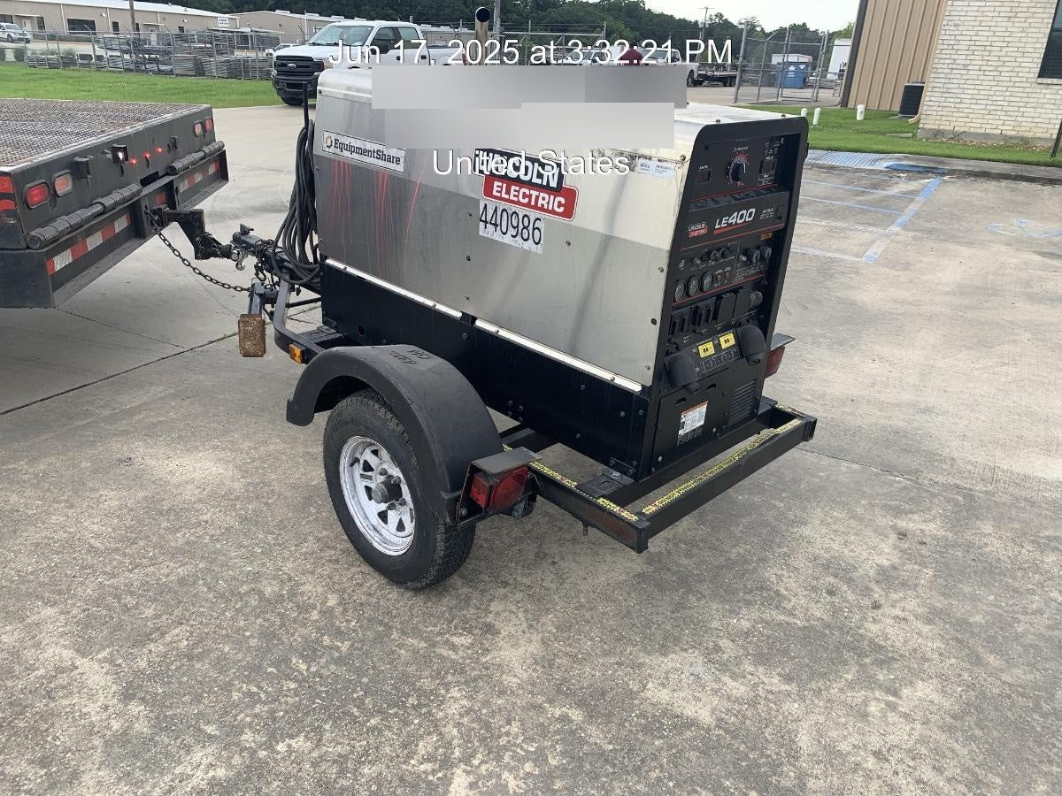 2024 Lincoln Electric LE400 Kubota V1505, Trlr, Cable Rack, Light Kit, ES Decals, T3