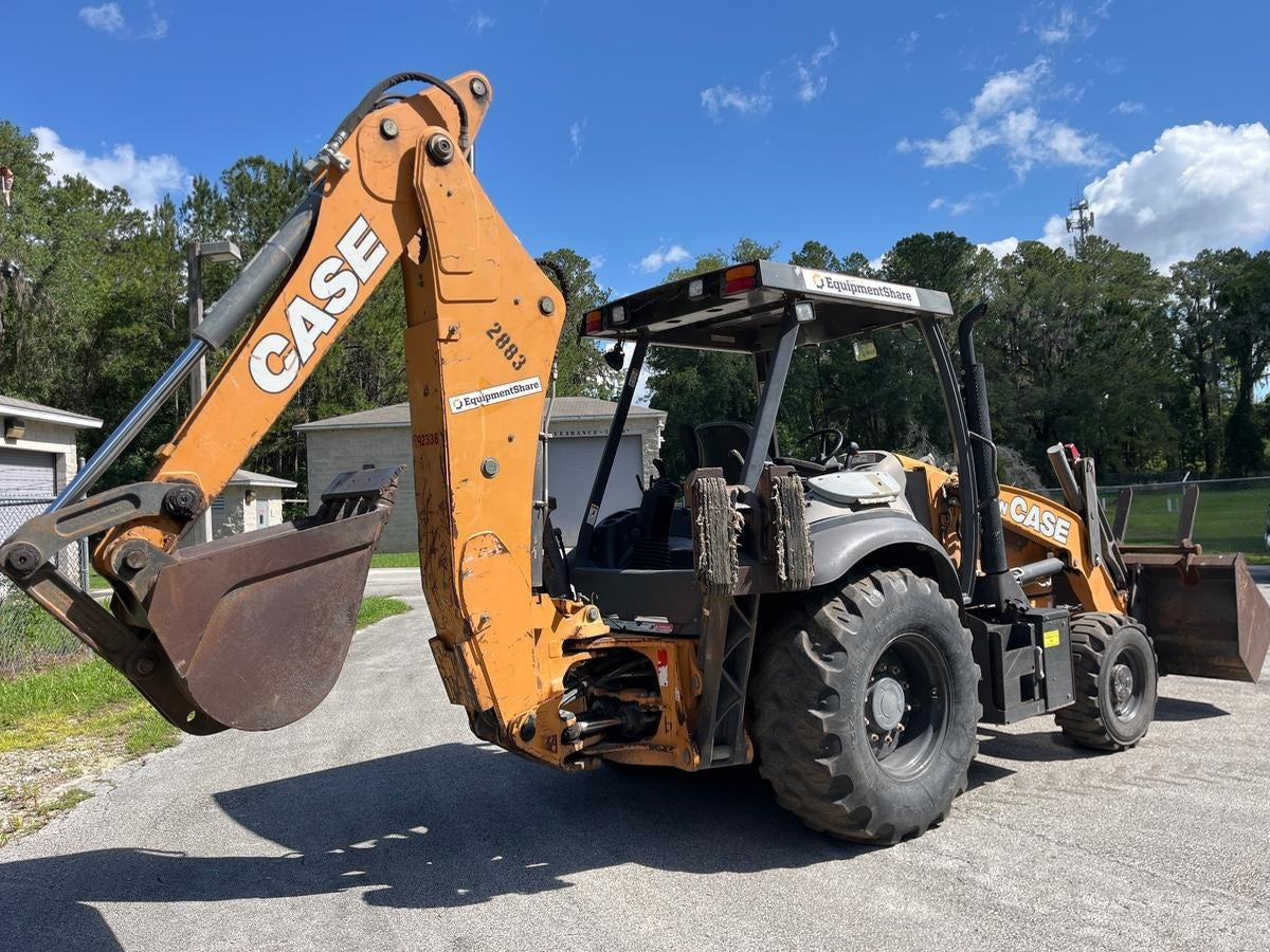 2018 Case 580N STANDARD HOE, ROPS, PILOT CONTROLS, AUX HYD