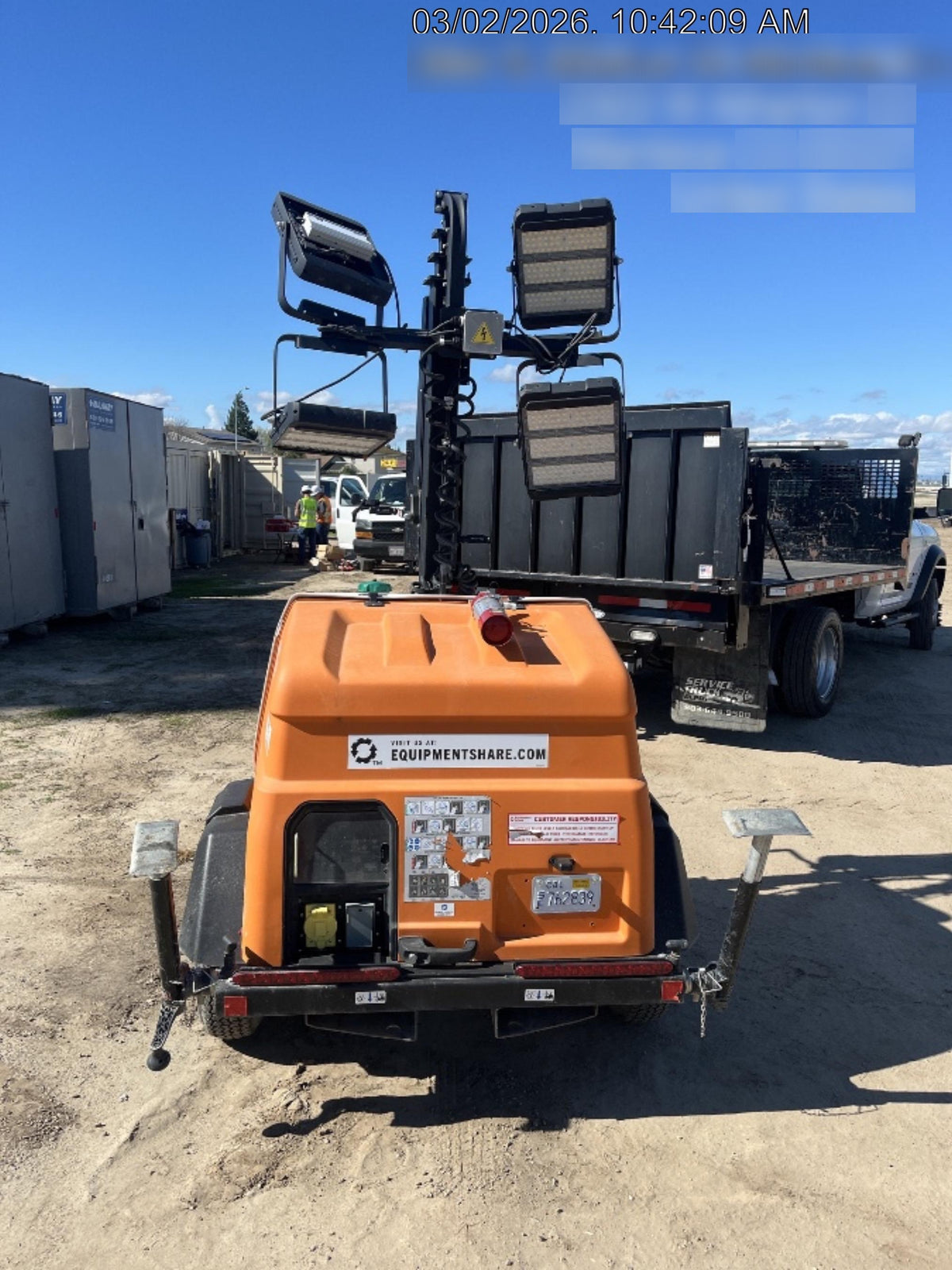 2023 Generac MLT2 Diesel, Flex Switch 120V Input, Powerzone Controller, (4) 320W LED Lights, 4kW Generator, 39.9 Gal Fuel Tank, 2" Ball, T3